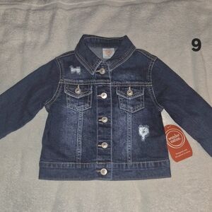 Wonder Nation Dark Blue Kids Jean Jacket